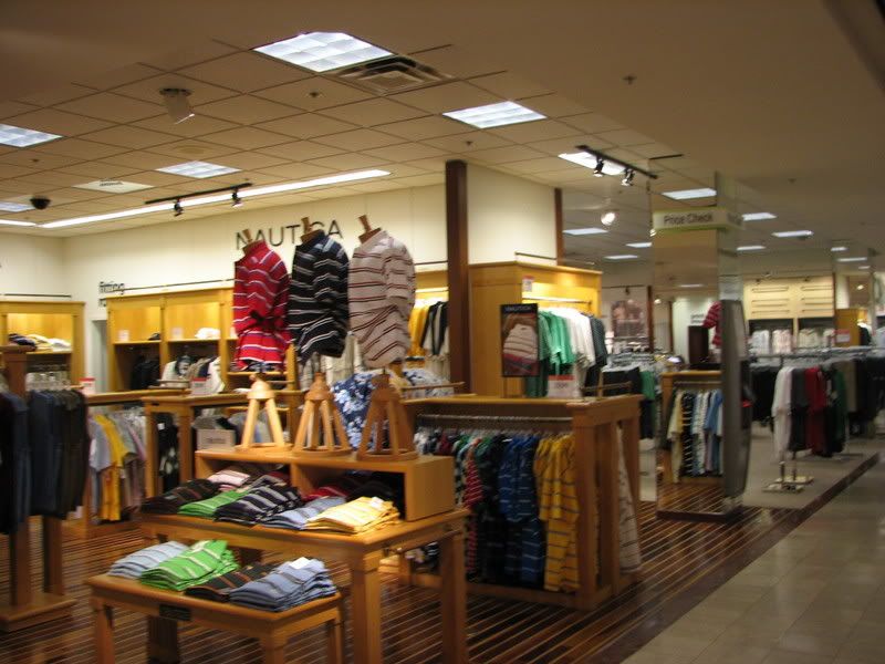 Macy's, Hanes Mall, Winston-Salem, North Carolina. View of men's ...