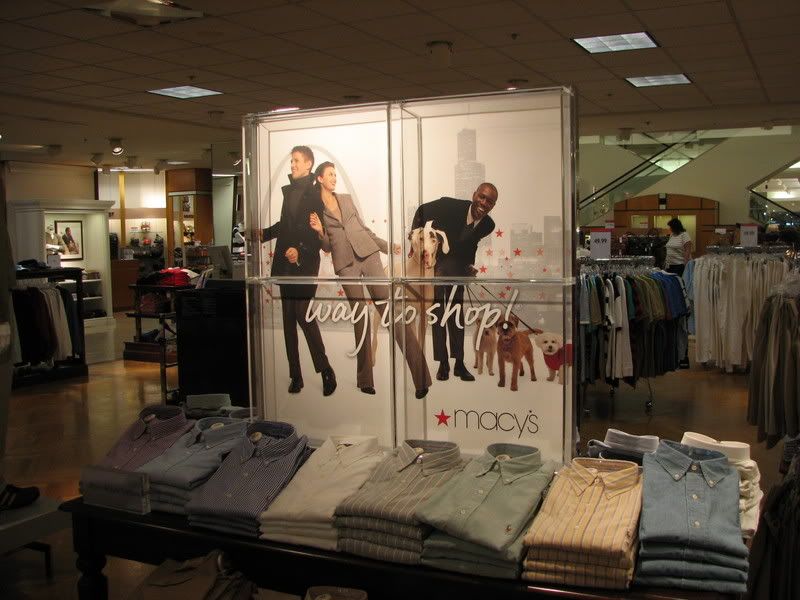 Macy's, Hanes Mall, Winston-Salem, North Carolina. View of men's Polo ...
