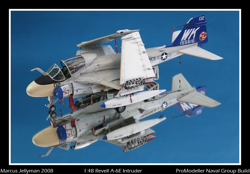 A-6 E EA-6 B Intruder Metal Landing Gear for Revell 1/48 SAC 48022