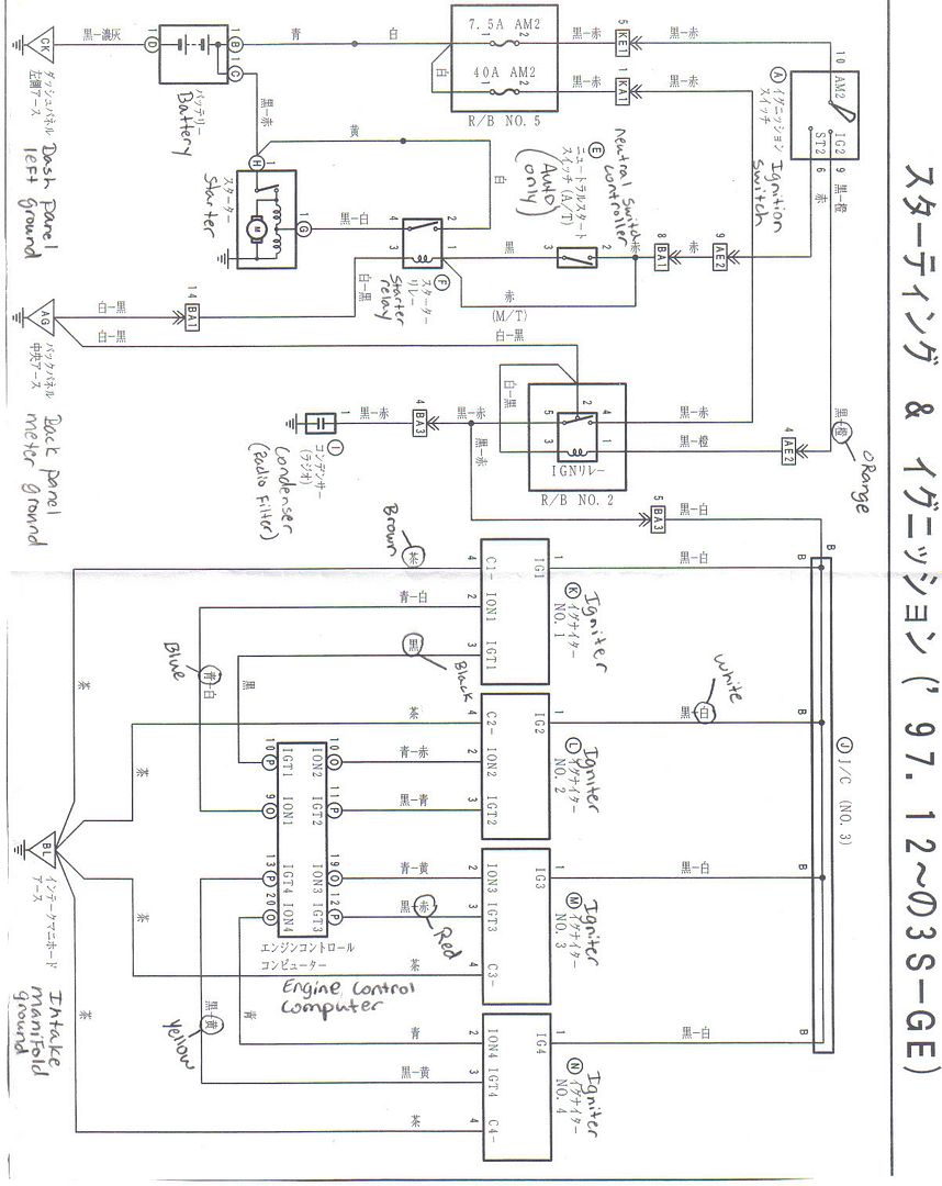 wiring diagram toyota 3s ge #6