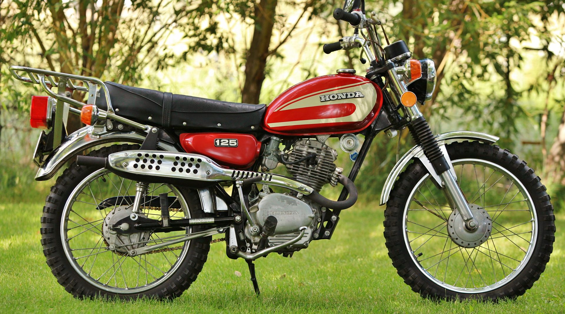 74 Honda enduro xl125 #6