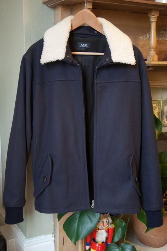 fuk.co.uk | APC Wool Shearling Collar Jacket (L)