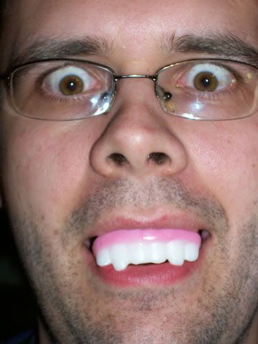 Goofy Teeth: So strange that teeth taste fruity, I would expect them to 