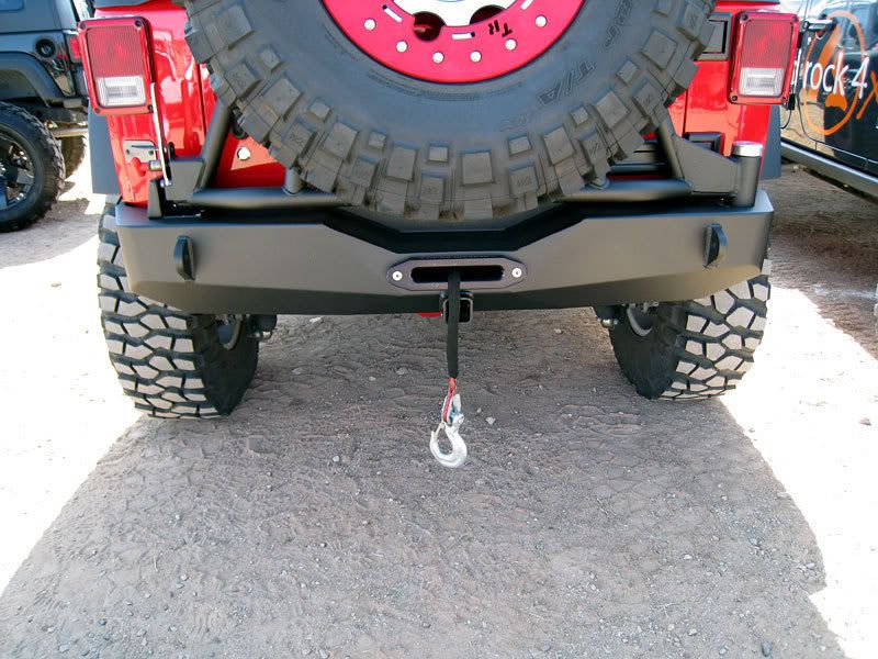 Jeep rear bumper winch #2