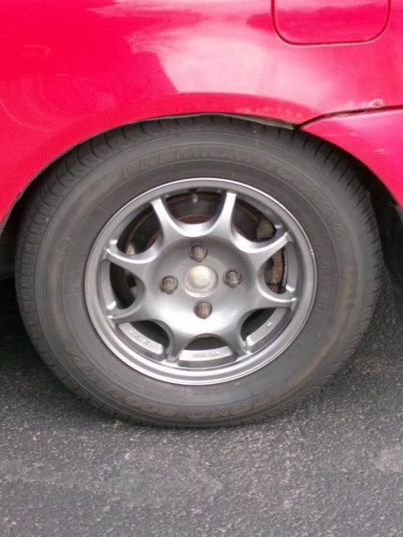 2 Honda Civic Vx Wheels Powdercoated Gunmetal Honda D Series Forum