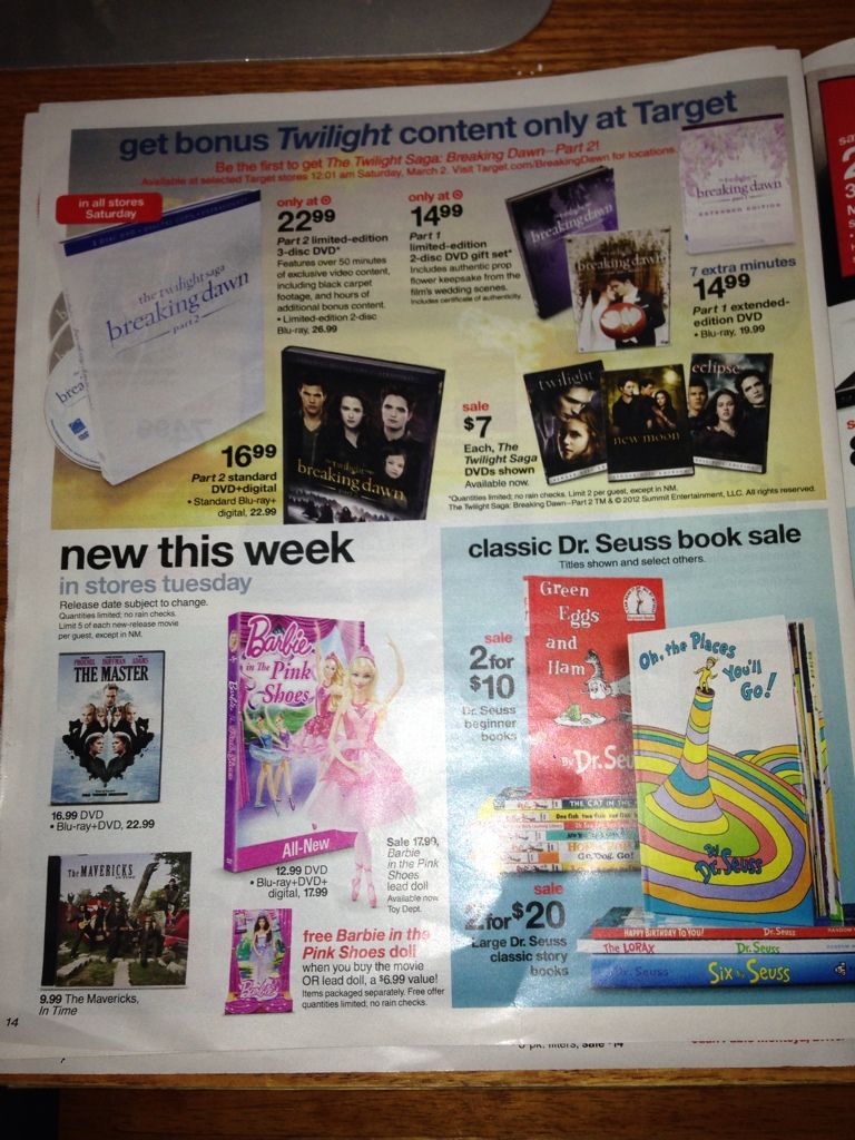 Target Weekly Ad BluRay Prices 02/24 thru 03/02 DVD Talk Forum