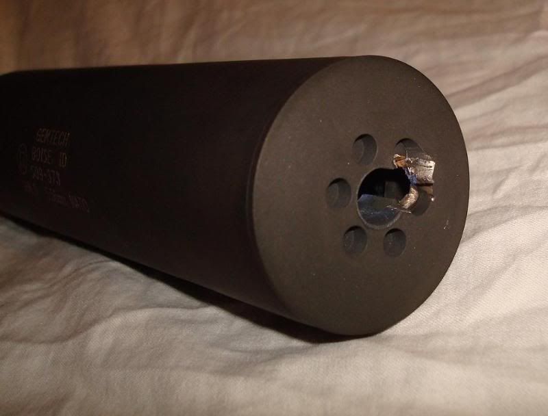 Baffle strike on my new Halo SilencerTalk