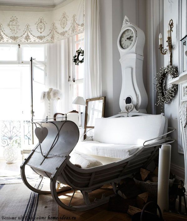 Комната стиля шебби-шик
