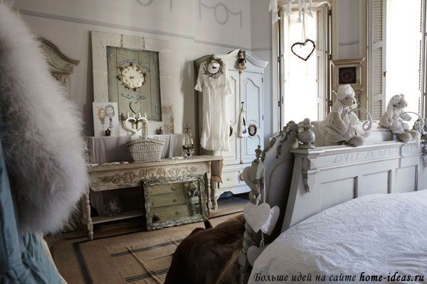 Спальня в стиле винтаж