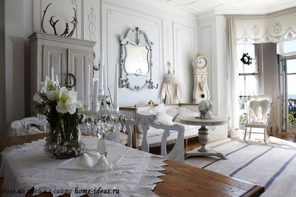 Интерьеры шебби-шик