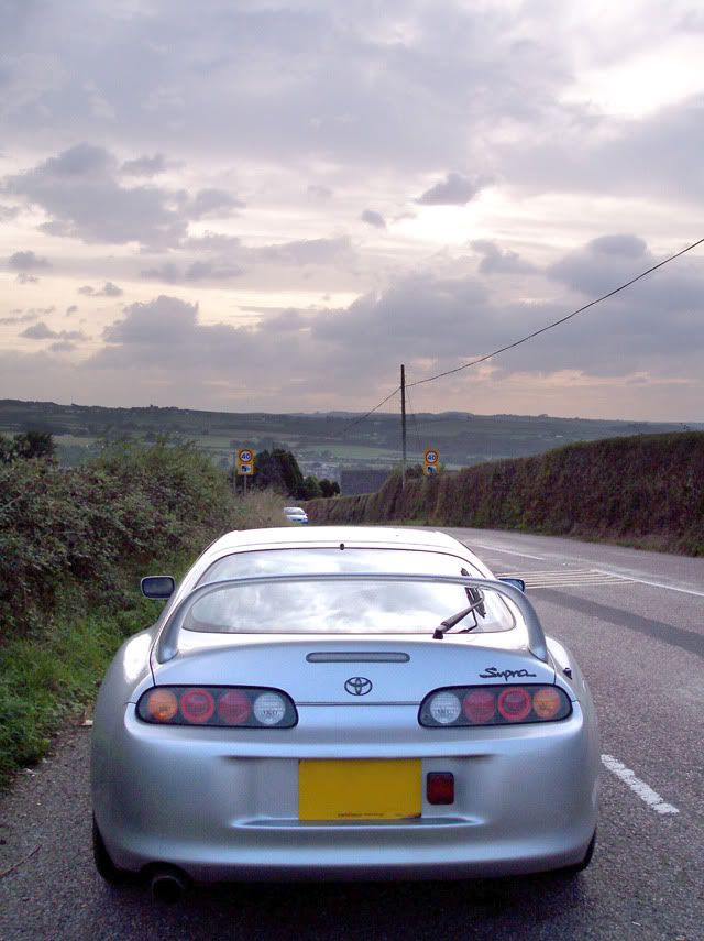 First up here's my car it's a 1993 Toyota Supra twin turbo 