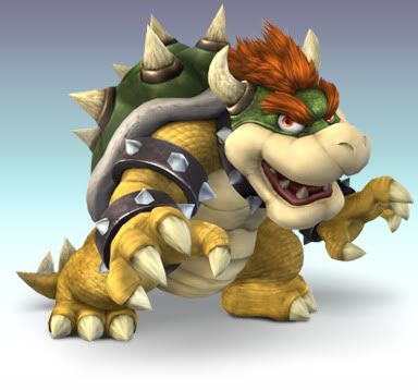 Bowser Holding Peach