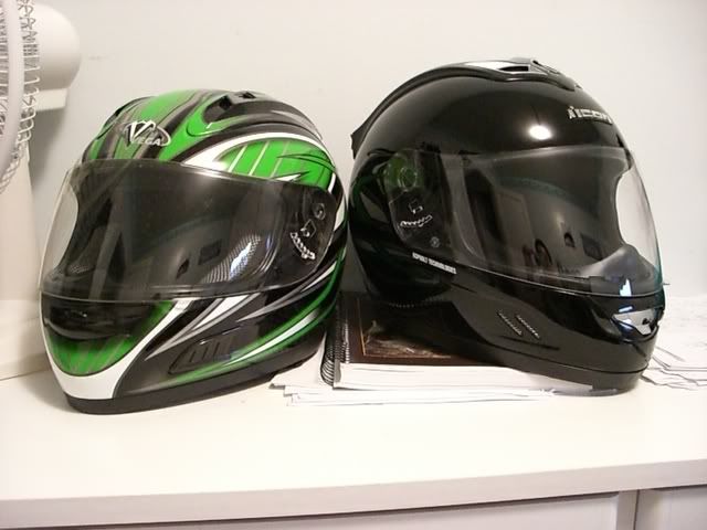 Kawasaki Green Helmet