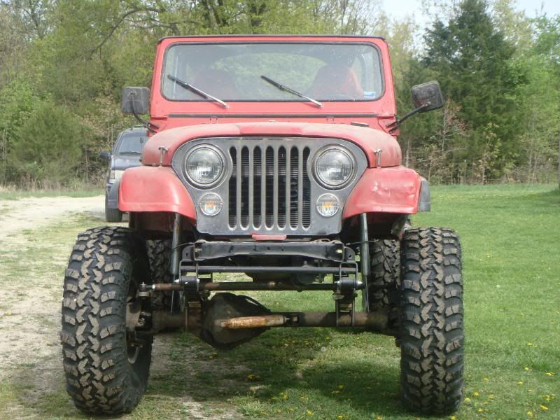 Chevy rims on jeep #5