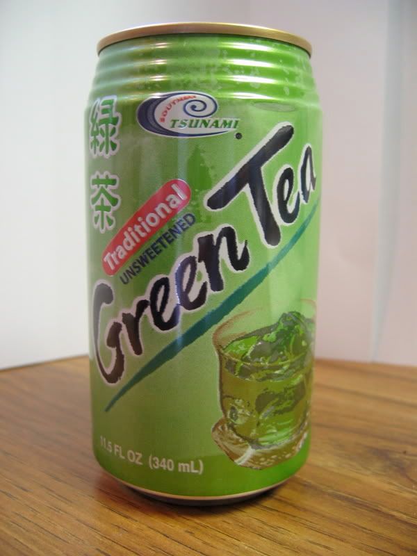Southern Tsunami Green Tea can