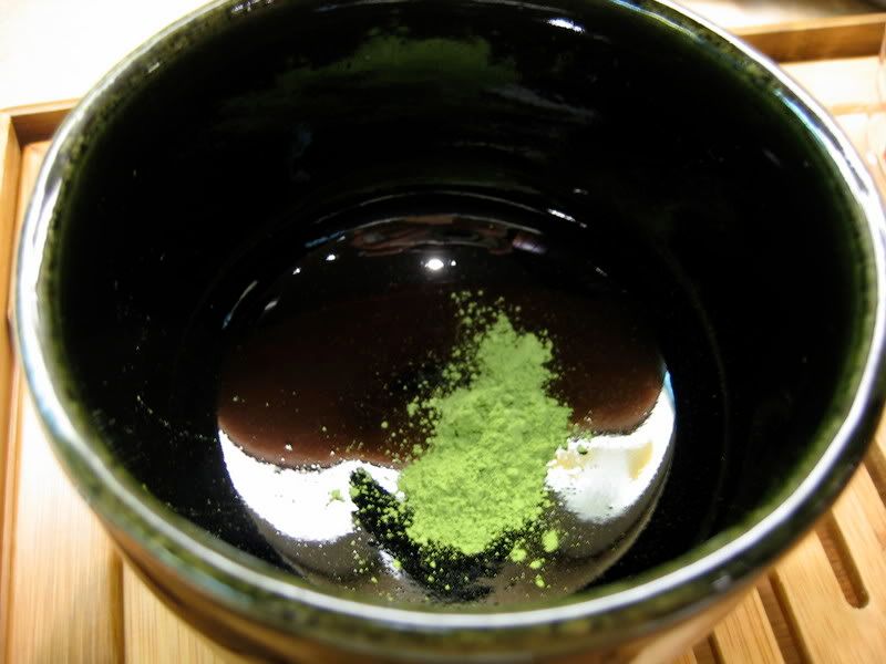 Dry Matcha in Bowl