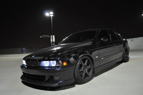 Black matte bmw e39 #7