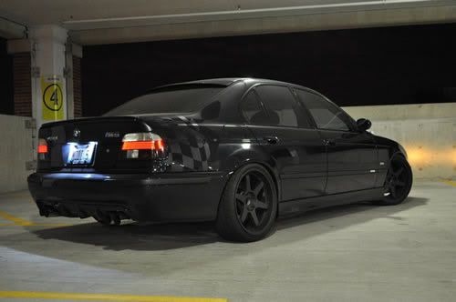 Black matte bmw e39 #1