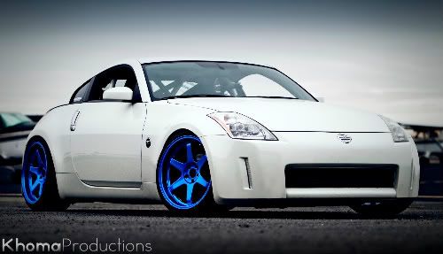 Blue nissan 350z rims #3