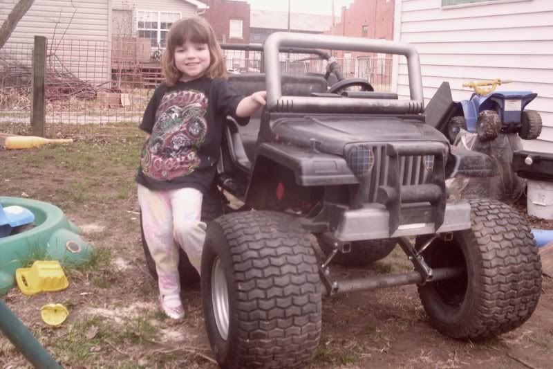 lifted power wheels jeep