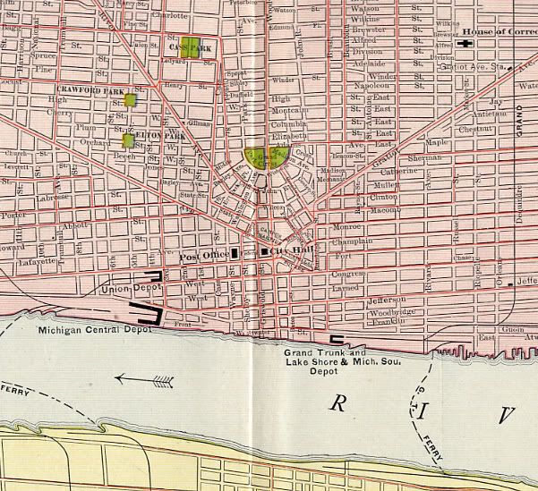 Street Map Detroit