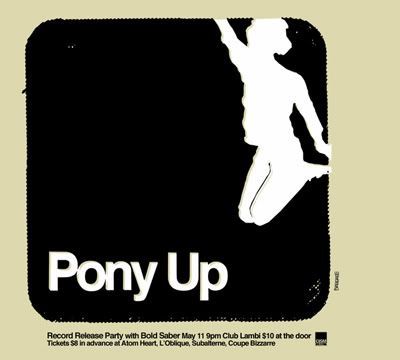 Pony Up - poster