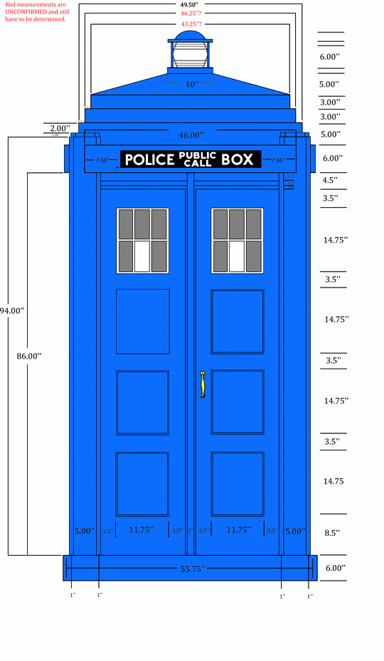 New Met box plans - first draft. | TARDIS Builders