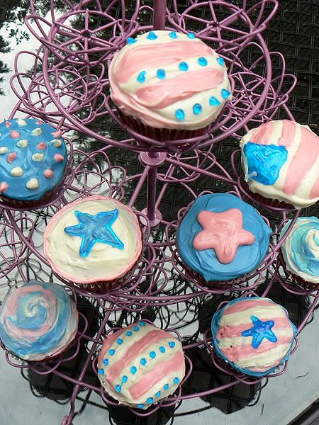 pictures of fourth of july cupcakes. tattoo Fourth of July Cupcake
