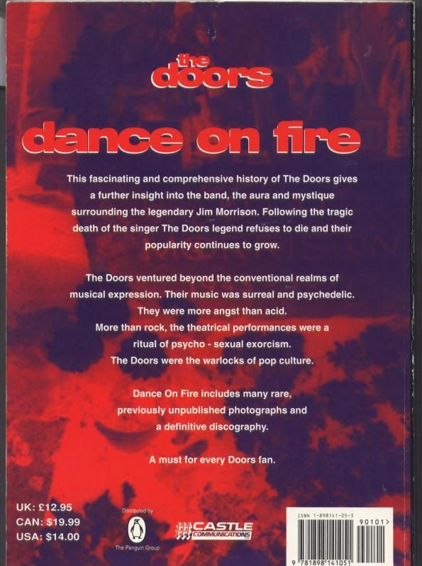 The Doors Dance On Fire By Ross Clarke Thedoors4scorpywag