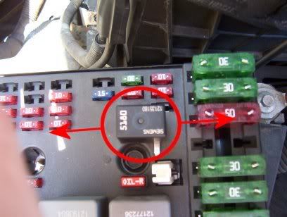 If you don't know how to read the fuse box diagram, here is a picture.