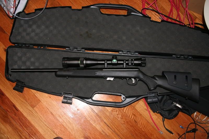 My New Mark II FV, Karsten Cheek Piece, APV. Rimfire Central Firearm