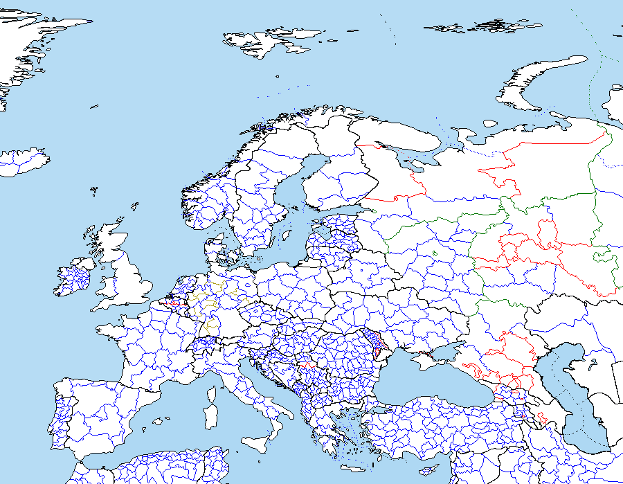 Map Quiz - Europe , 1914
