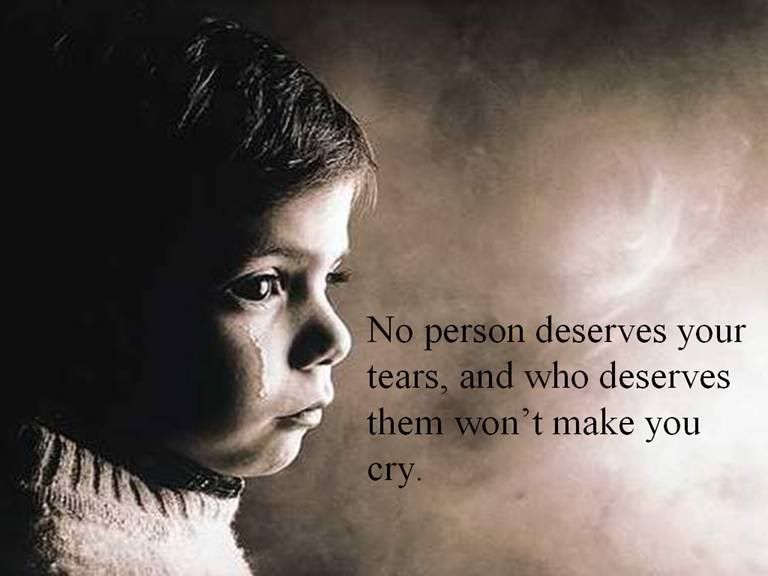 nobody is worth your tears