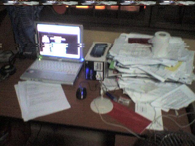 my messy table