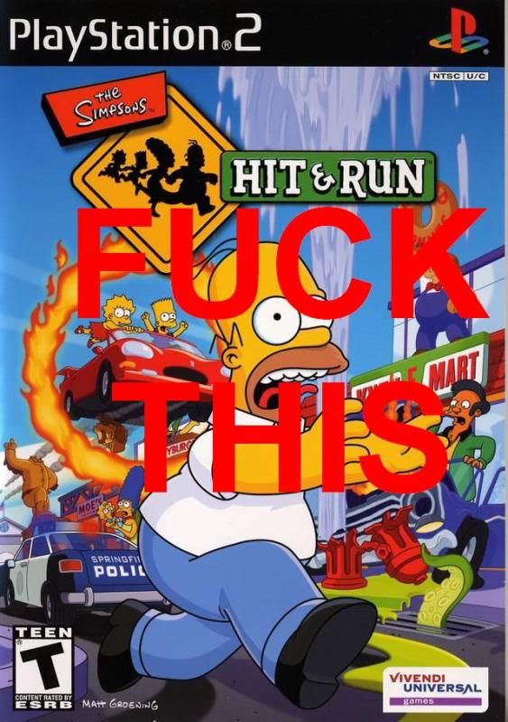 Here's some things I fucking hate about the Simpsons Hit & Run game.