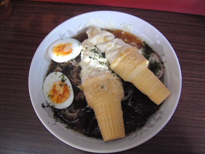 Tokyo S Kikuya Serves Up Ice Cream Ramen And Other Crazy Ramen Concoctions Redgage