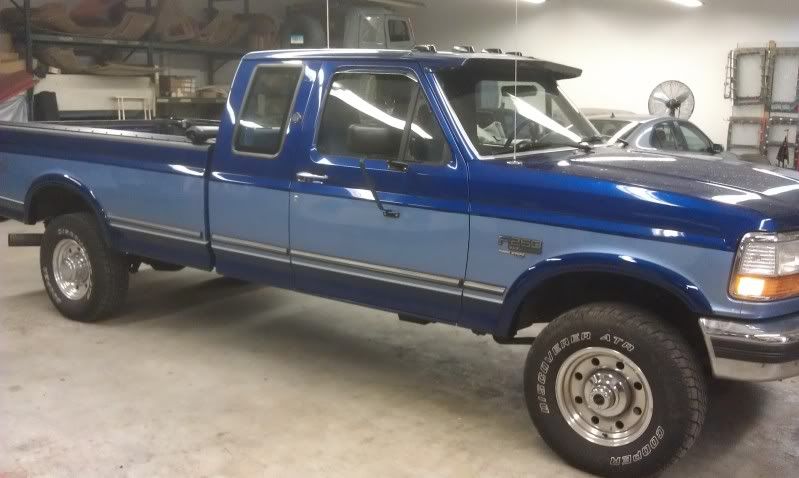 pics of fender flares on stock height and tire obs | Ford Power Stroke ...