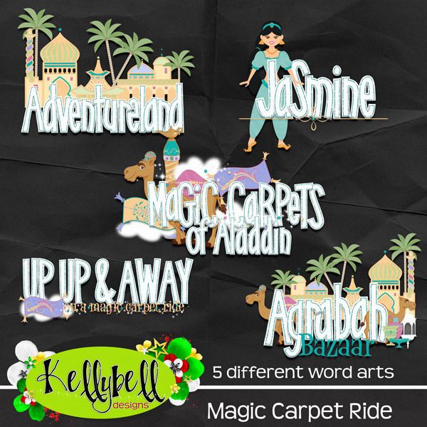  Magic Carpet Ride Word Art