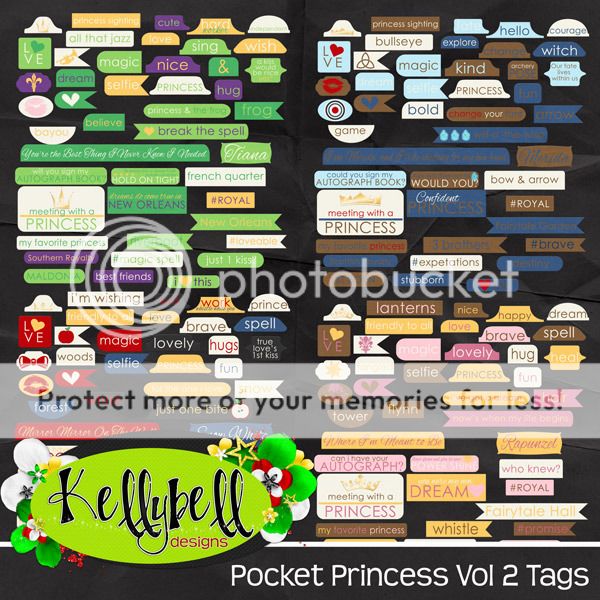  Kellybell Designs Pocket Princess Vol 2 Tags