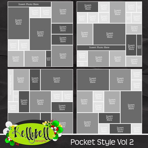  Kellybell Designs Pocket Style Vol 2 Templates