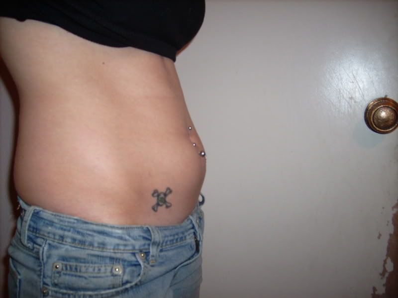 stomach tattoos post pregnancy