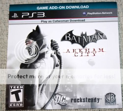 NEW Batman Arkham City (for PS3) BOUNS Playable Robin Skins DLC 