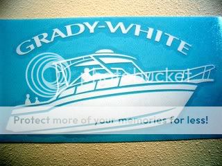 GRADY WHITE VINYL WINDOW STICKERS  