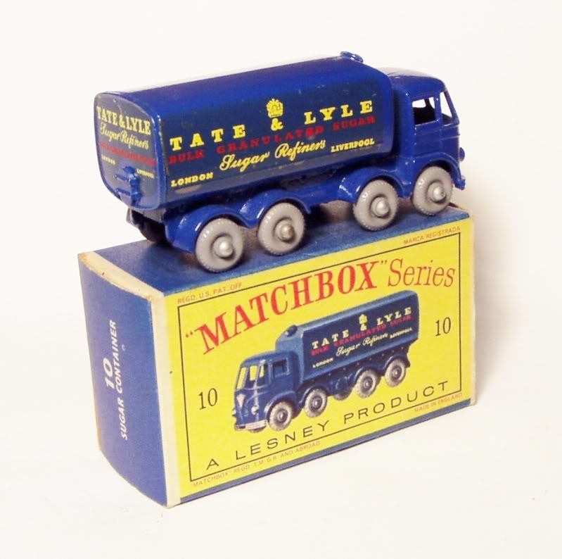   Matchbox 10c Foden Sugar Truck, Gray Plastic Wheels, Mint in Mint Box